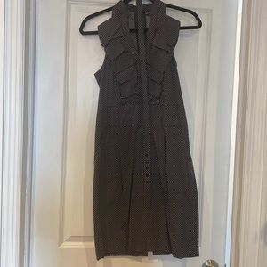 Express Polka Dot High Neck Dress